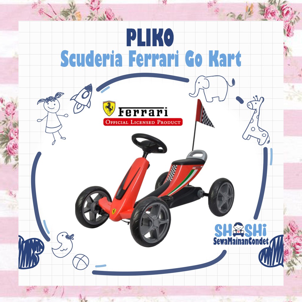 Sewa Pliko Scuderia Ferrari Go Kart