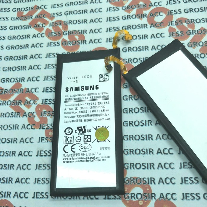 Battery Batre Baterai Samsung J8 2018 J800 A6 2018 A600 J6 2018 J600 EB-BJ800ABE A600F J600F