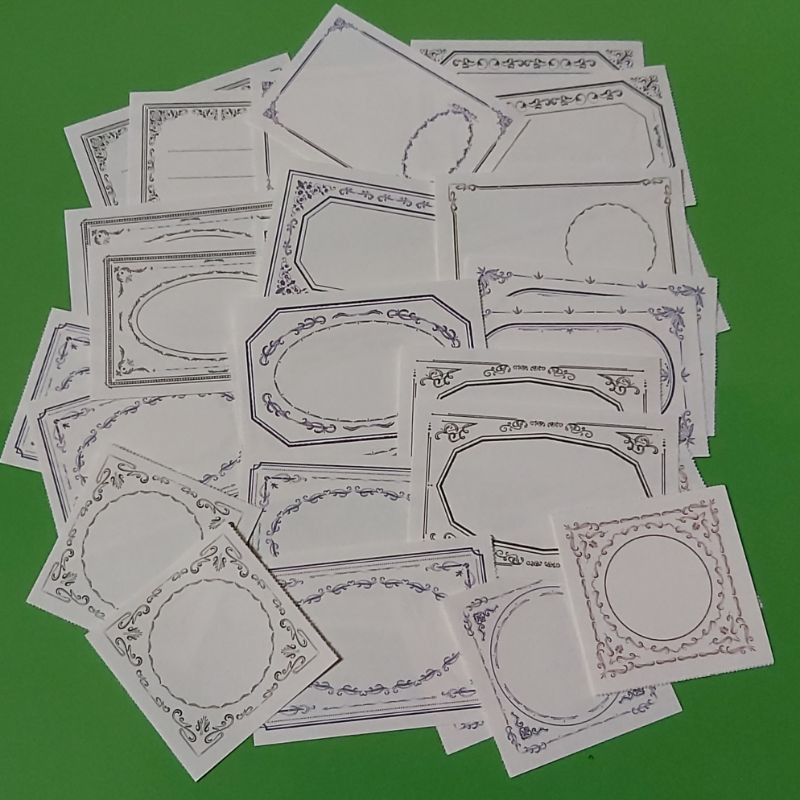 

Frames Deco Paper For Journaling Kertas Jurnal Bentuk Border