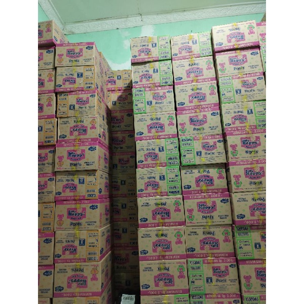 GROSIR 1 DUS Baby happy renceng isi 48 pcs ukuran M / L / XL