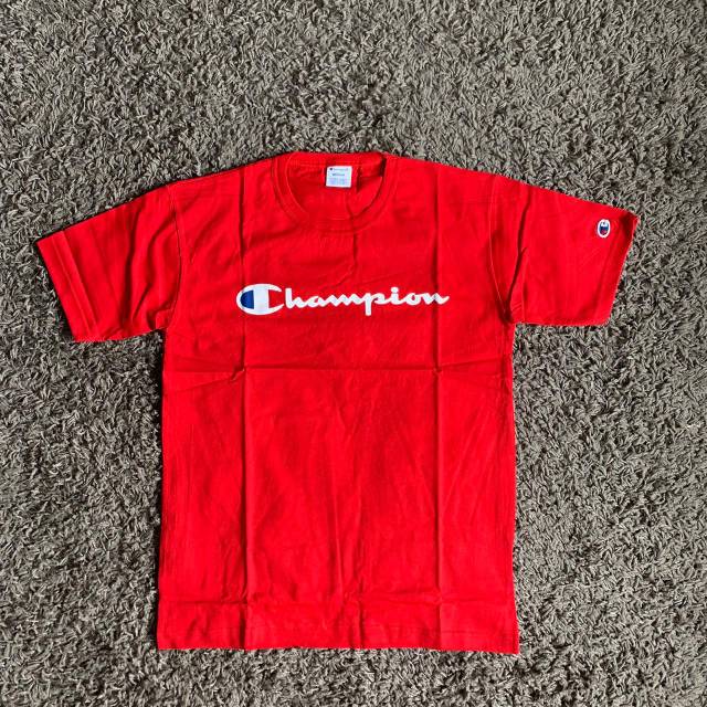 red champion tee