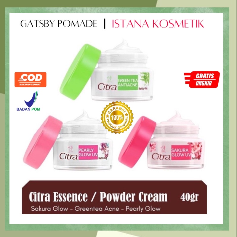 Jual Citra Cream Pelembab Wajah Gr Facial Moisturizer Sakura Glow Uv Pearly Glow Uv Green