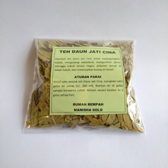 Teh Diet Daun Jati Cina (Daun Senna) 20 Bungkus x 50gr