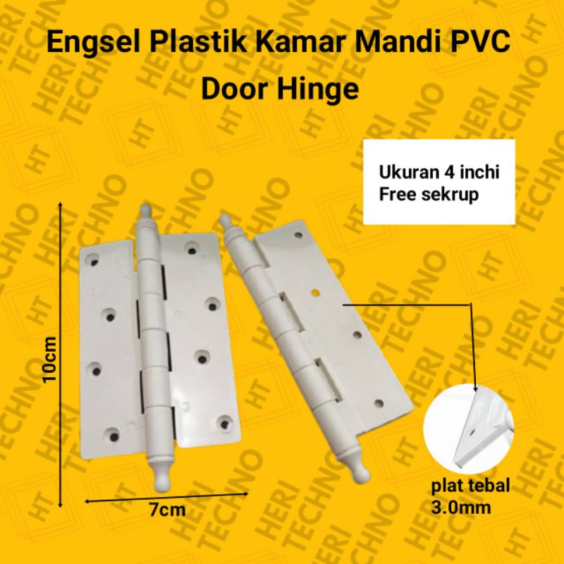 ENGSEL PINTU PVC KAMAR MANDI TOILET WC TEBAL