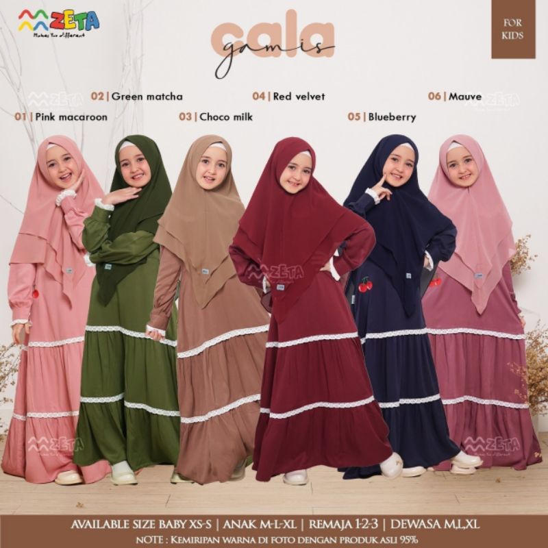 Gamis umama / Cala  Series by zeta outfit/ arwa tunik