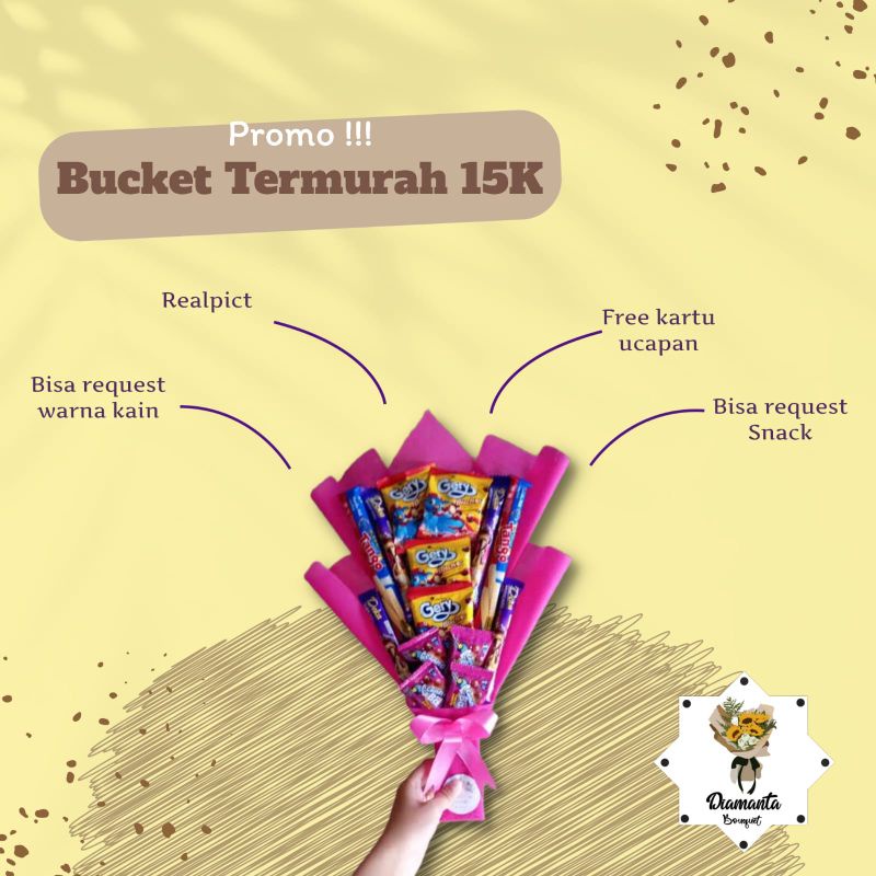 

Promo !!! Bucket termurah 15ribuan