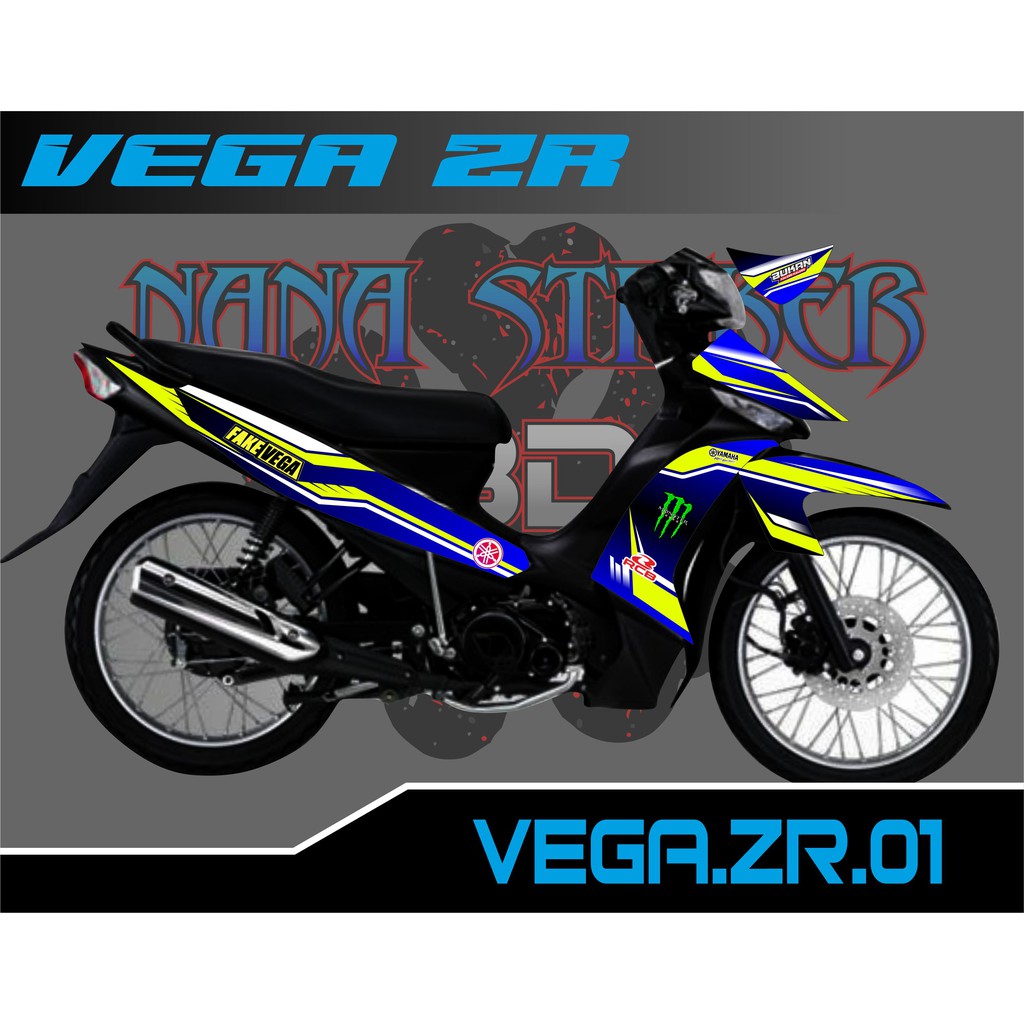 Striping VEGA ZR - Stiker VEGA ZR List Variasi Motor STICKER VEGA ZR CODE 01
