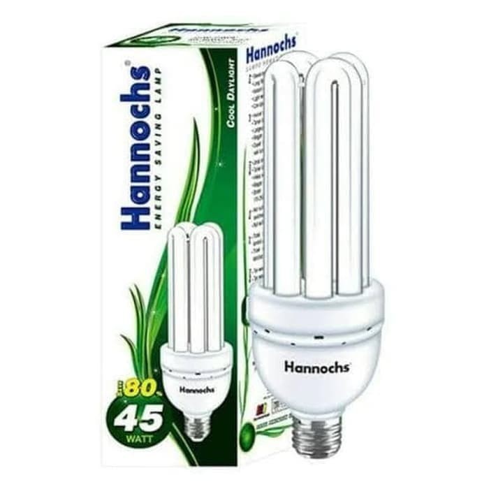 HANNOCHS LHE 45 Watt - Lampu Hemat Energi E27 / Bohlam PLC 45 Watt