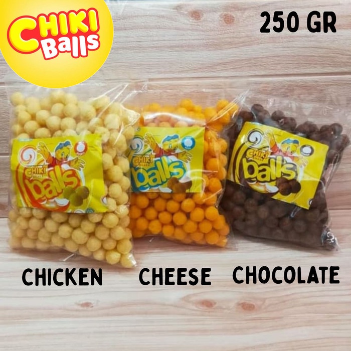 

Instant-Camilan- Chiki Balls Snacks Cokelat Keju 250 Gr - Keju, 150 Gram -Camilan-Instant.