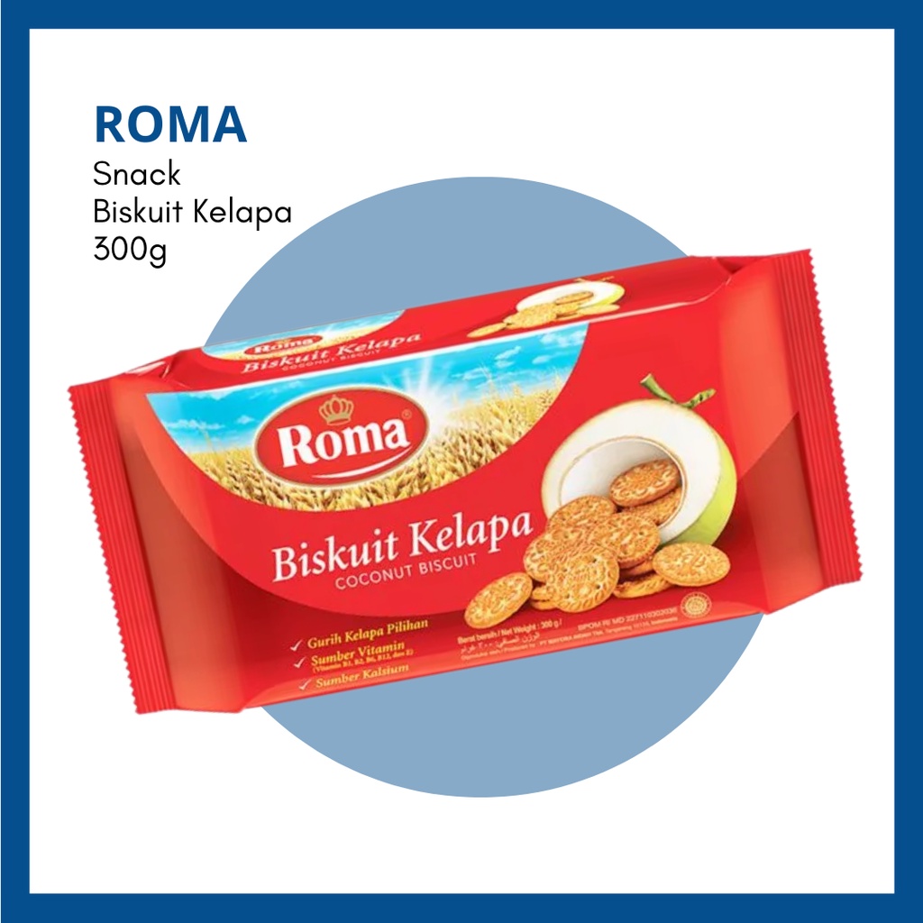 

BISKUIT ROMA KELAPA 300GR