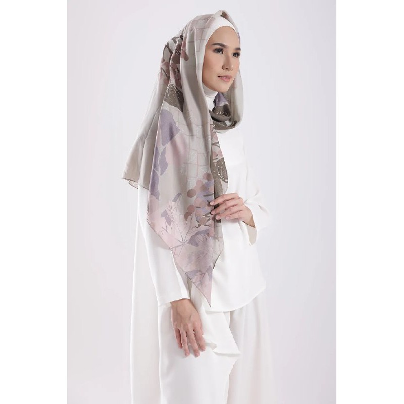 Kami. ARA scarf MINT PLUM by Kami. Kami Idea. Kami. x HIJ*.UP Hijab Jilbab Scarf Segiempat