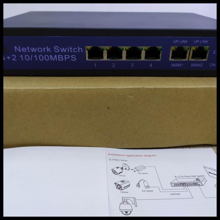 Poe Switch 4 Port Utk Cctv