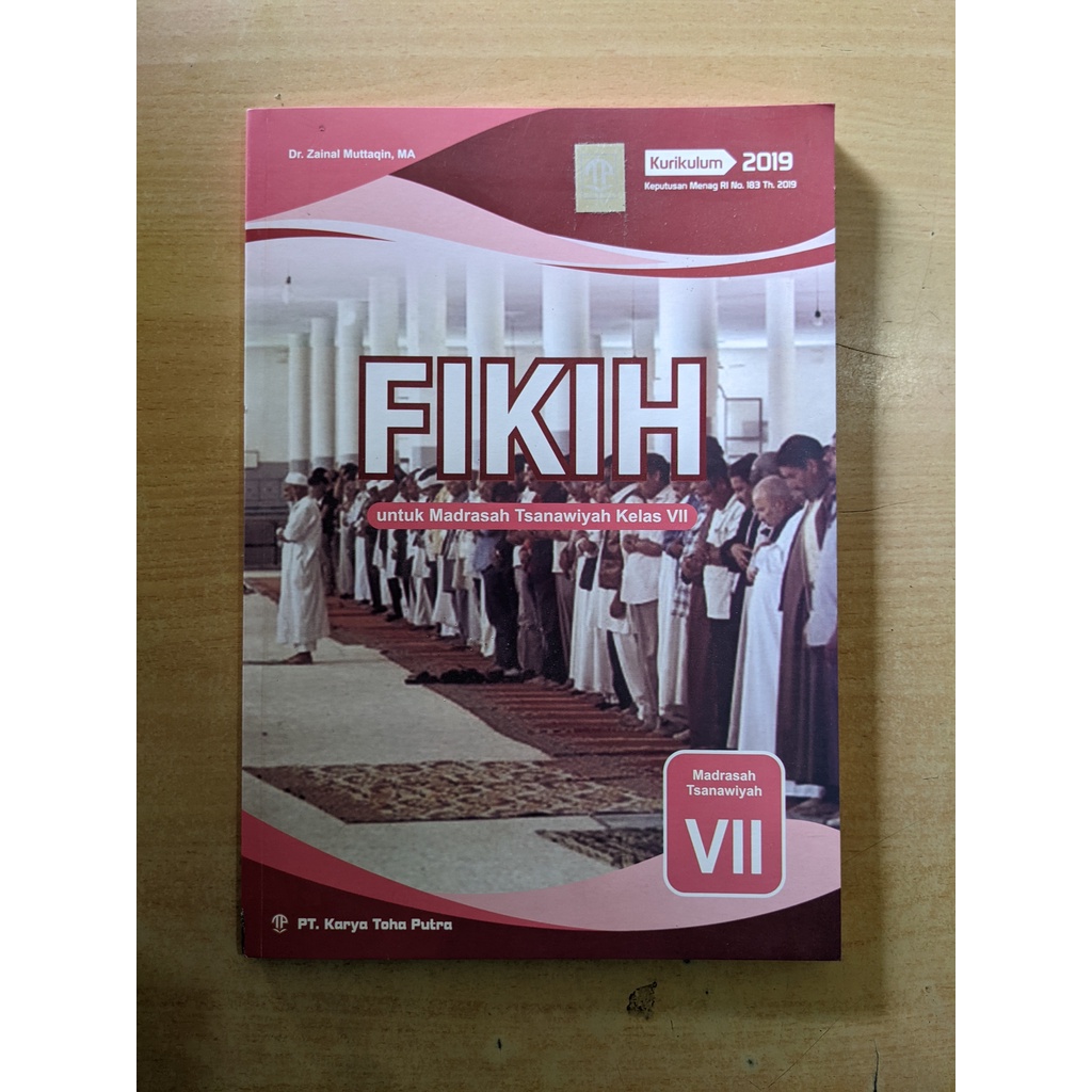 Buku Siswa Kelas 7 Fikih MTS Toha Putra Edisi Revisi Terbaru - Kurikulum 2019