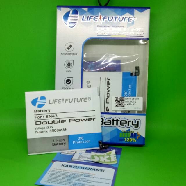 Baterai Xiaomi Redmi Note 4X BN43 BN 43 BN-43 Original LF Double Power Xiaomi Redmi Note 4X BN43