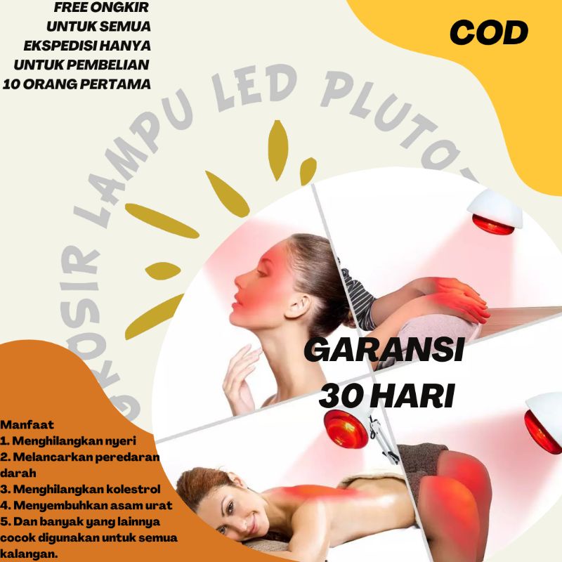 GRATIS ONGKIR 10 ORANG PERTAMA!!! ALAT TERAPI KESEHATAN LAMPU INFRARED TERAPI  PHILLIPS 150 WATT ALAT PIJAT INFRARED ALAT TERAPI PANAS