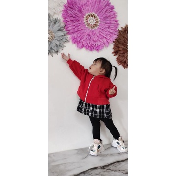 sweater Zipper anak perempuan 1-6tahun /sweater resleting anak perempuan Korea/jaket anak perempuan 1 -6 tahun/swetaer anak murah