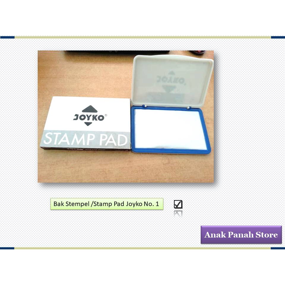 

Bak stempel / Stamp pad No. 1 Merk Joyko