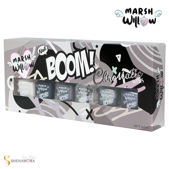 Marshwillow Nail Boom Polish Set Seriews 7mL | @ 6Pcs