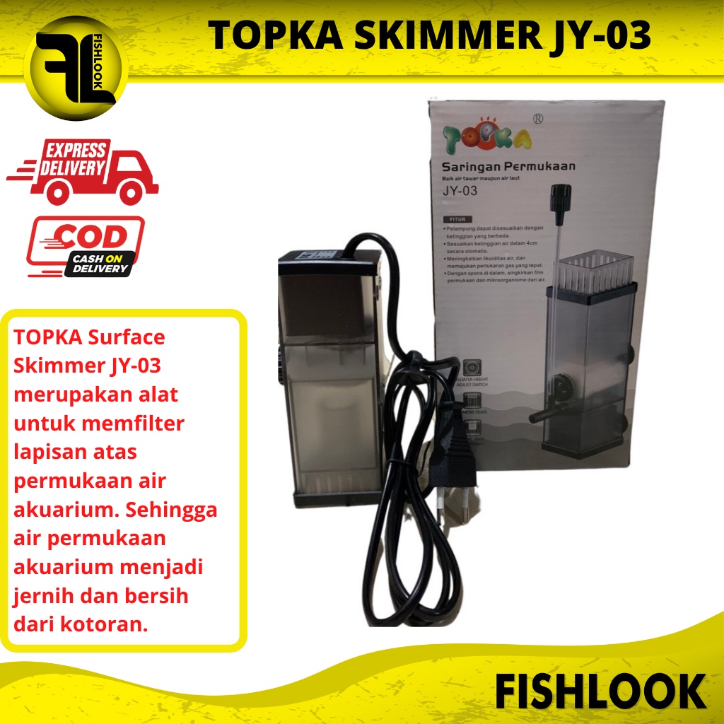 Skimmer TOPKA JY-03 Skimer Terbaik dan Multifungsi