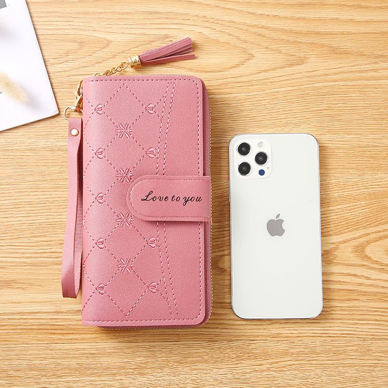 EV D 865-6 dompet panjang wanita  Koreaan style import  real pict