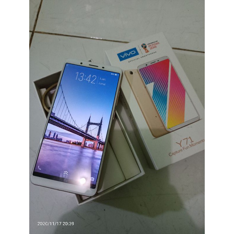 vivo y71 ram 3gb rom 32gb second