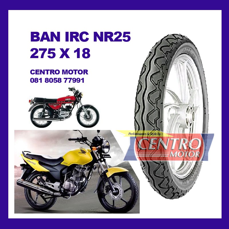 IRC NR25 275X18 BAN DEPAN MEGA PRO,RXK,TIGER