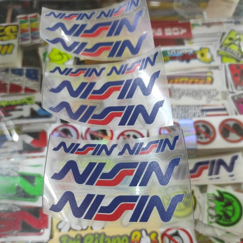 Stiker Nissin Bahan Transparan Isi 4PCS