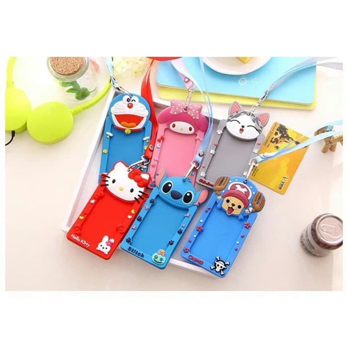 

Segera Miliki Gantungan Kartu Id Name Card Silikon Motif Kartun Name Tag Holder Promo