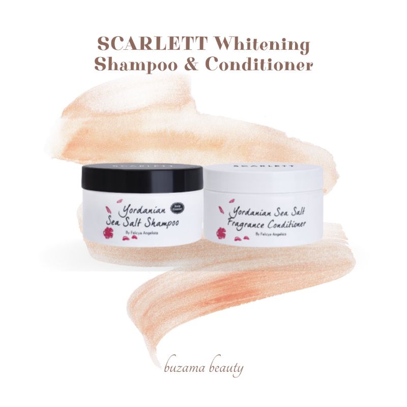 {Buzama Beauty} Scarlett Whitening Shampoo - Scarlett Whitening Conditioner - Scarlett Shampoo - Sha