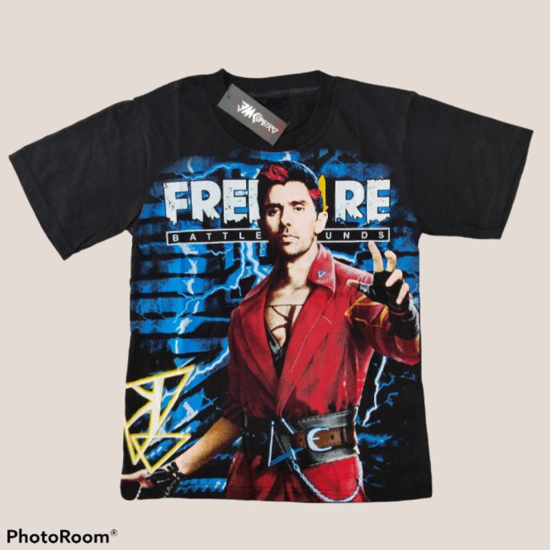 BAJU KAOS ANAK FREE FIRE GAME BAJU ANAK KAOS BUDI 01