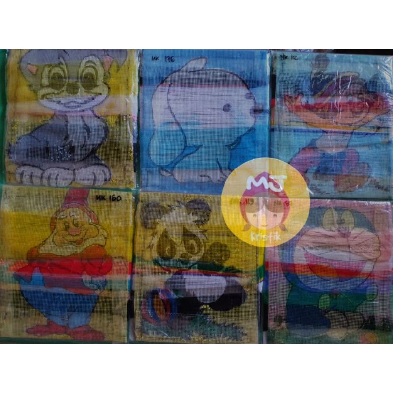 Paket kristik pemula - Benang wol - Kartun 4