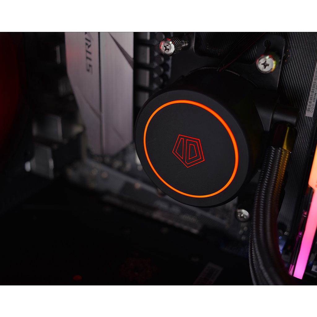 ID-COOLING AURAFLOW X 360 | RGB Sync AIO CPU Cooler Liquid Cooling