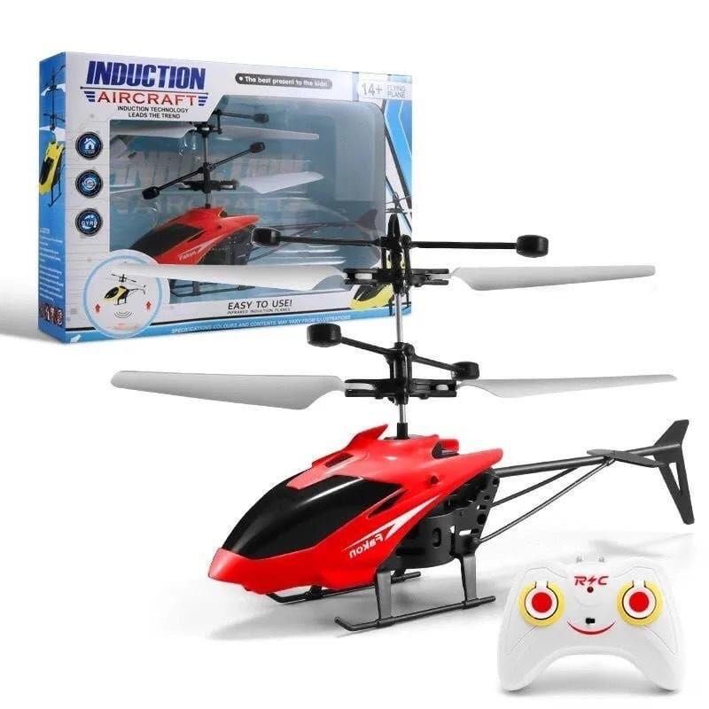 Remote Control Helikopter RC Sensor Tangan Helikopter Mainan Anak dengan Lampu warna