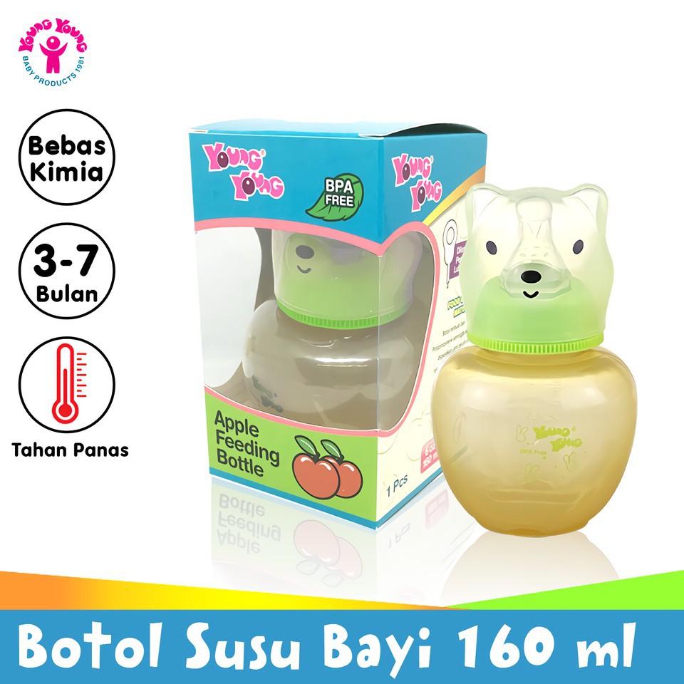 Young Young Apple Feeding Bottle 160ml - 816