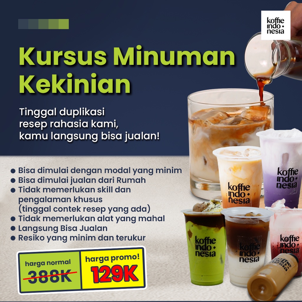 Kursus Online Minuman Kekinian Koffie Indonesia