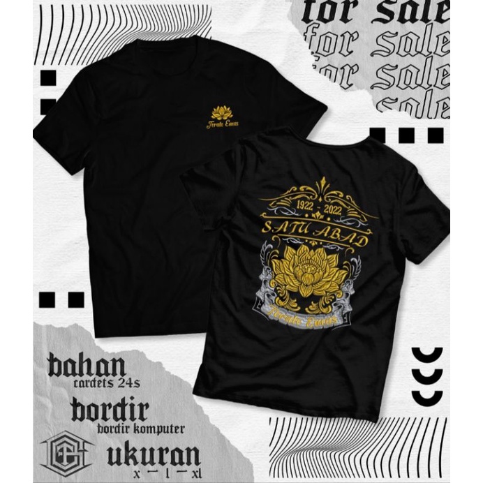 KAOS BORDIR PSHT KAOS BORDIR SATU ABAD PSHT KAOS TERATE TERBARU