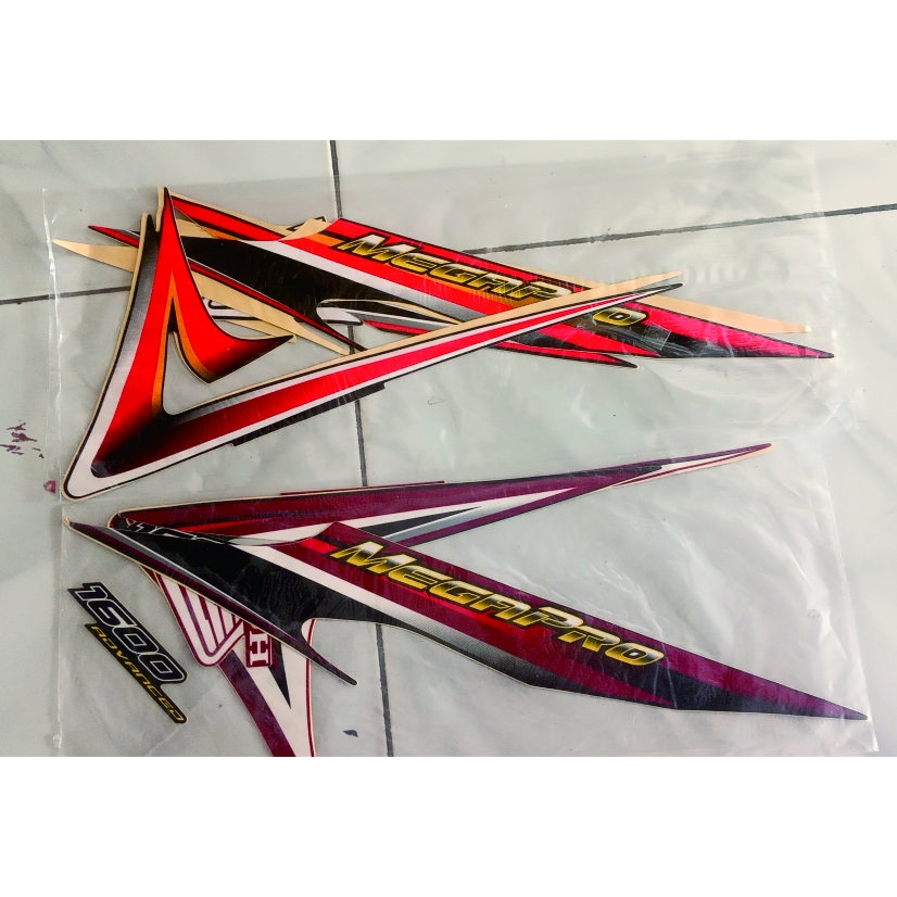 stiker striping motor honda megapro primus thn 2006