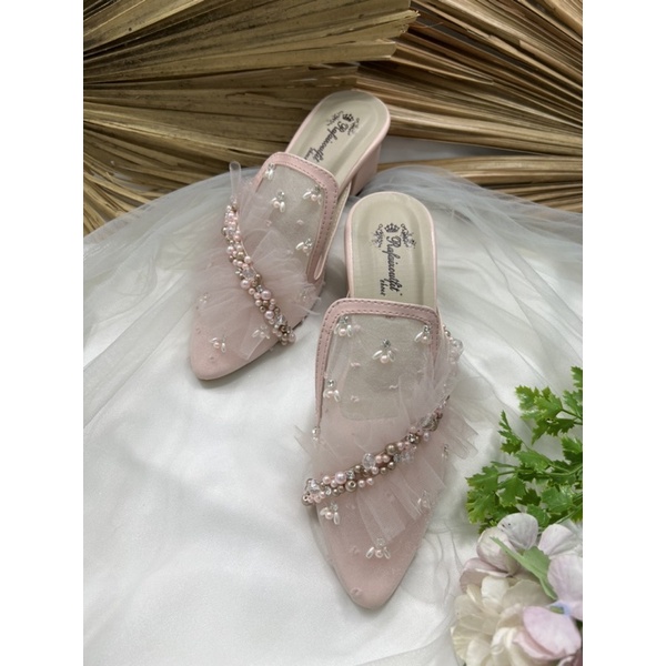 rafaizoutfit sepatu deandra wrna rose sepatu cantik wanita 5cm tahu