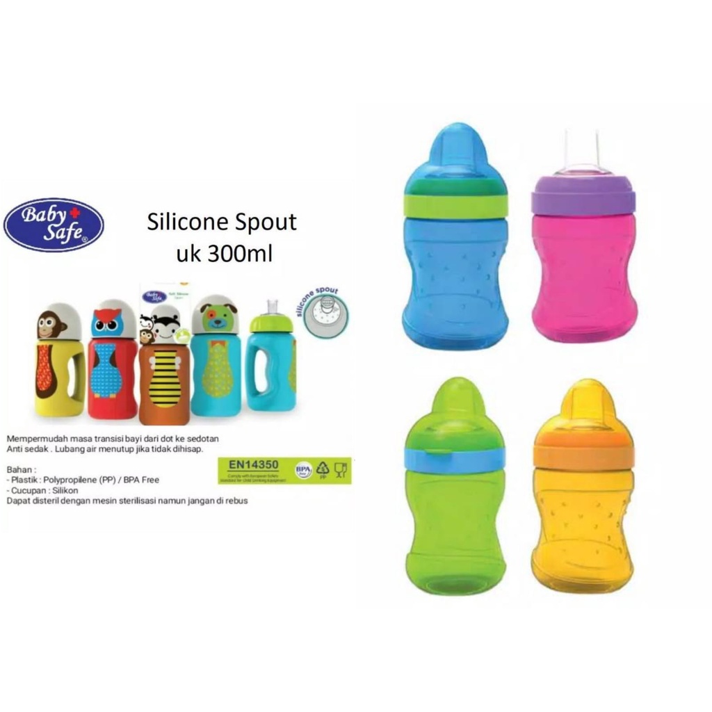 BABY SAFE botol silicone spout/cup soft spout SK005/AP015 botol anak