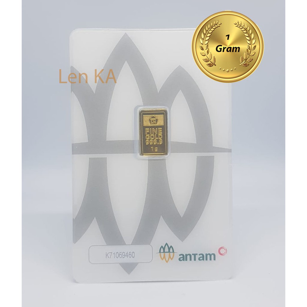 Logam Mulia Antam 1gr - Emas 1 gram Bersertifikat Resmi