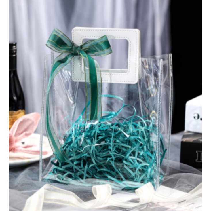 Hampers Bag transparan Tas PVC kantong hadiah