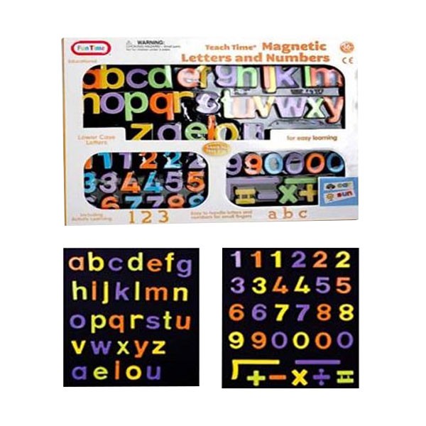 fun time magnetic letters and number f798