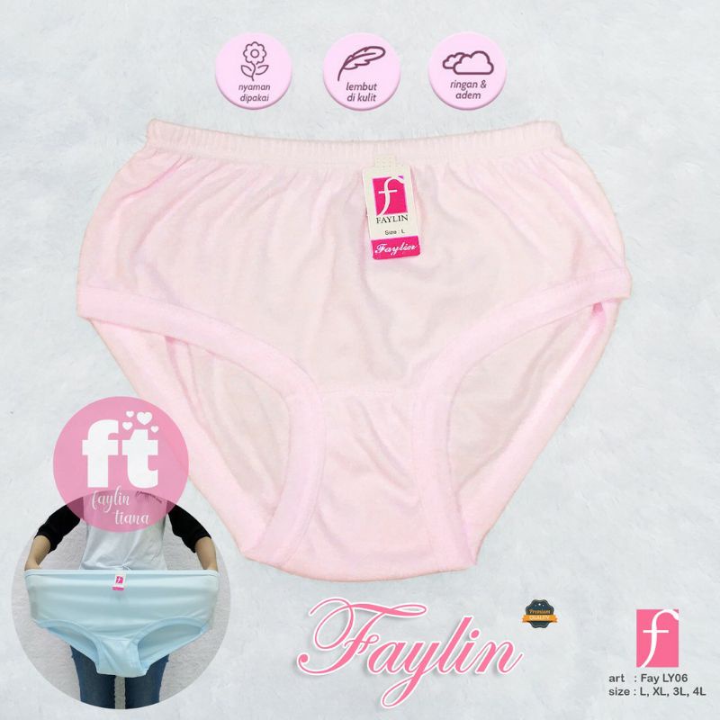 FAYLIN | Celana Dalam Wanita katun Jumbo/CD jumbo/Bisa Untuk Ibu Hamil/size L-XXXL/art Fay Ly06