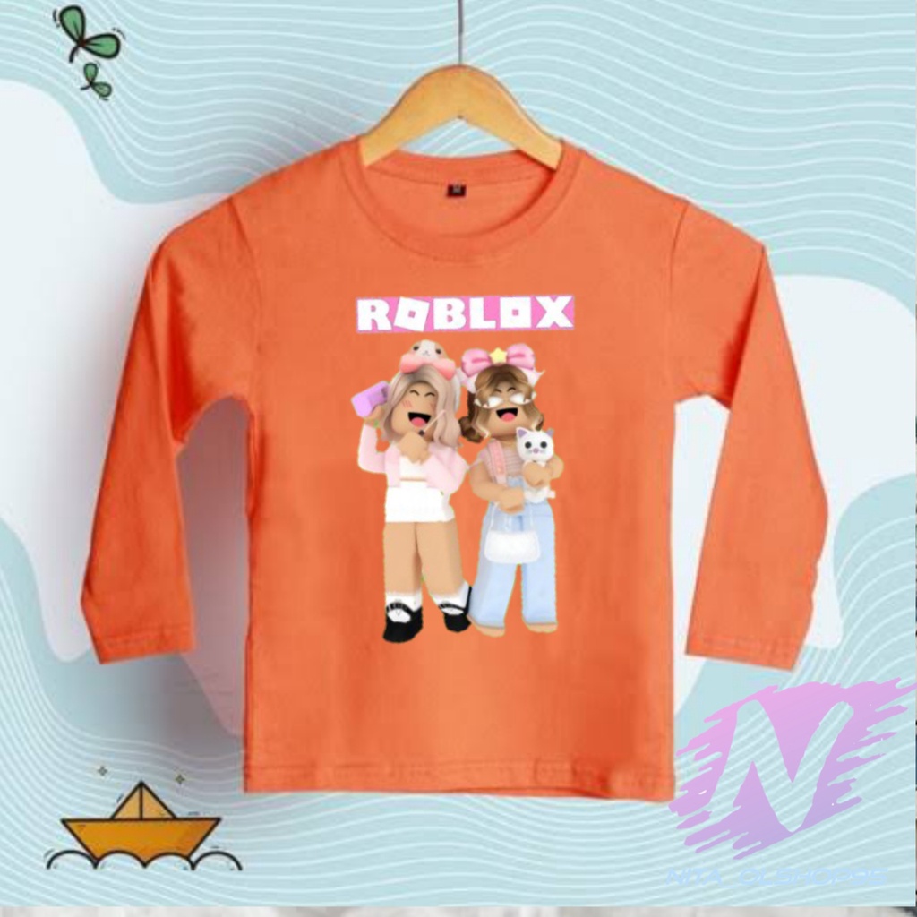 ROBLOX SAHABAT baju kaos anak lengan panjang roblok