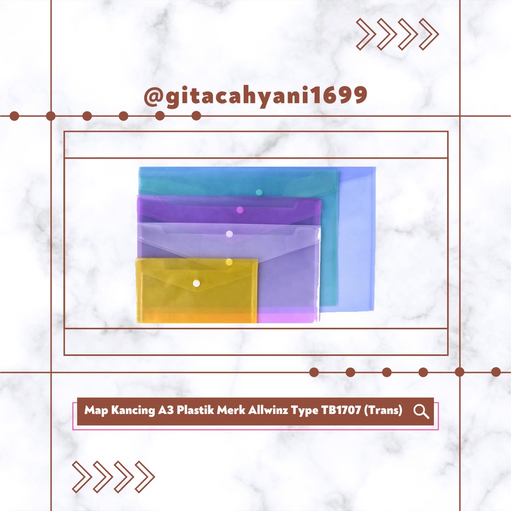 

MAP KANCING + NAME CARD TB1707 A3 (HARGA PER LUSIN)