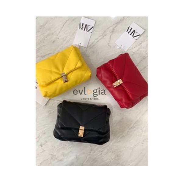 SALE TAS BAG WANITA ZARA Z277 MINI MAXI QUILTED BAG ORI PREMIUM IMPORT
