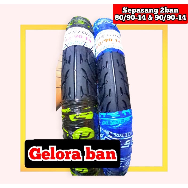 paket hemat sepasang 2 BAN MONTOR MATIC 80/90-14 dan 90/90-14 ban ring 14 ban metic ban yamaha mio x