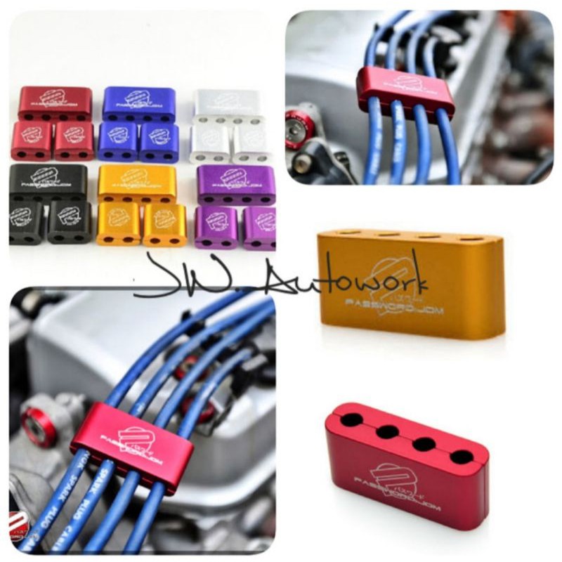 wire klip mobil - kabel holder penjepit kabel busi mobil