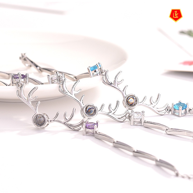 [Ready Stock]Women's Fashion Elegant Antlers Bracelet