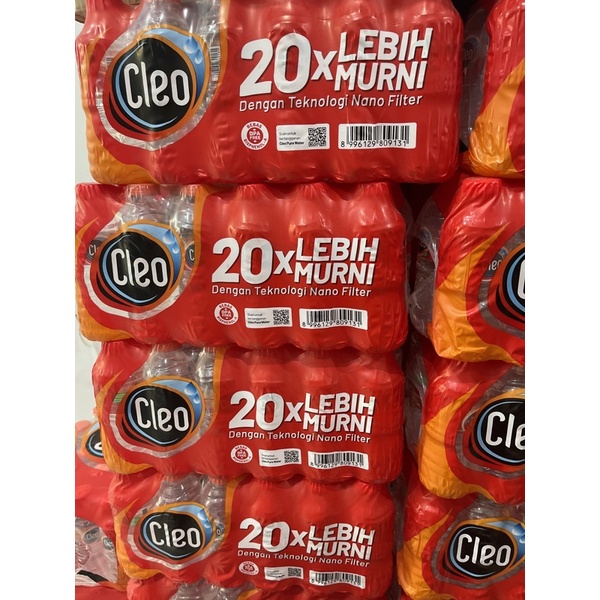 cleo mini botol 220ml isi 24